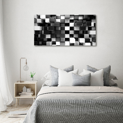 Cuadro metacrilato horizontal Abstracción cúbica