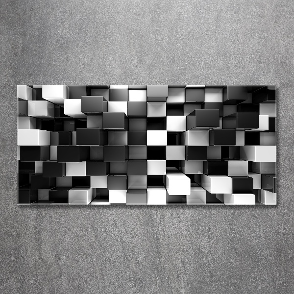 Cuadro metacrilato horizontal Abstracción cúbica