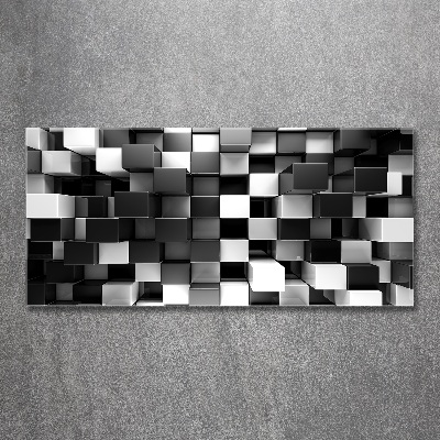 Cuadro metacrilato horizontal Abstracción cúbica