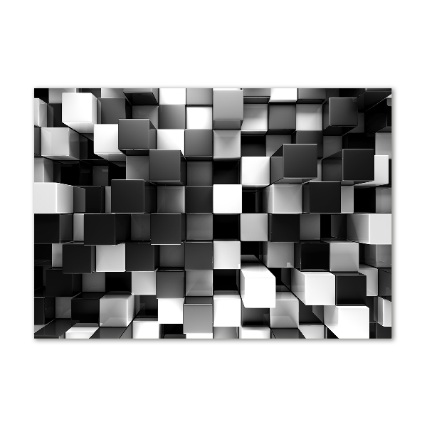 Cuadro metacrilato horizontal Abstracción cúbica