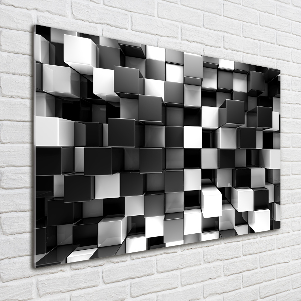 Cuadro metacrilato horizontal Abstracción cúbica