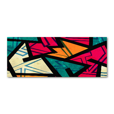 Cuadro acrílico horizontal Fondo geométrico