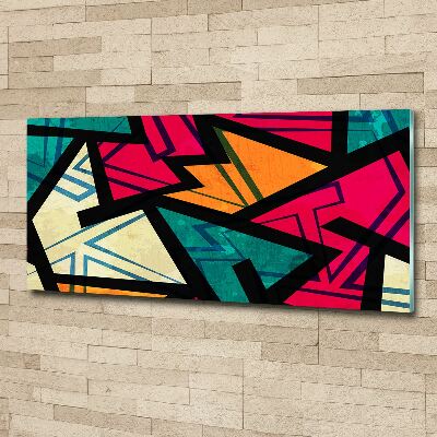 Cuadro acrílico horizontal Fondo geométrico