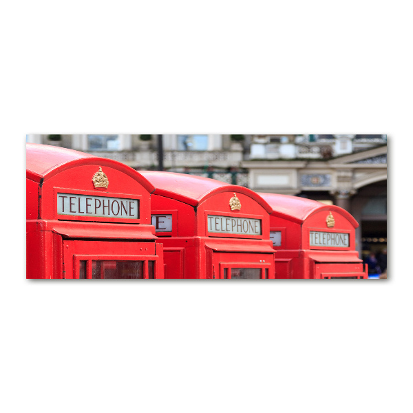 Pintura en acrílico horizontal Teléfono público