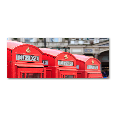 Pintura en acrílico horizontal Teléfono público
