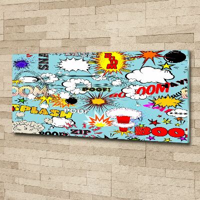 Cuadro metacrilato horizontal Historietas