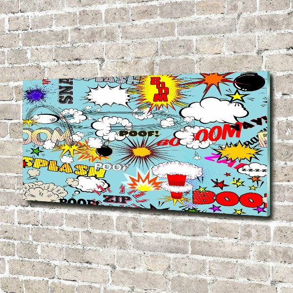 Cuadro metacrilato horizontal Historietas