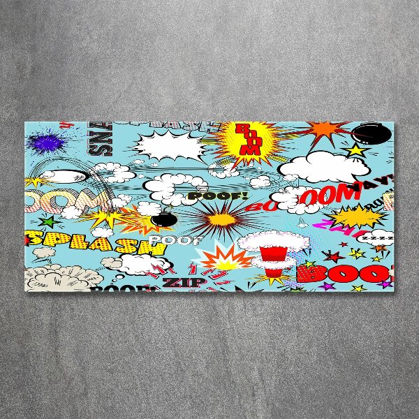 Cuadro metacrilato horizontal Historietas