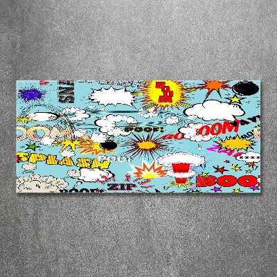 Cuadro metacrilato horizontal Historietas