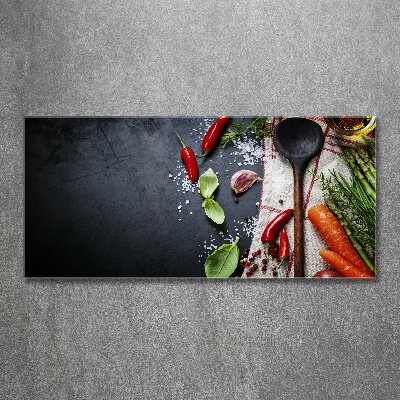 Foto en metacrilato horizontal Ingredientes