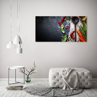 Foto en metacrilato horizontal Ingredientes