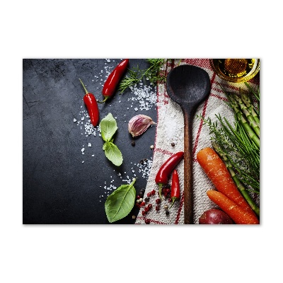 Foto en metacrilato horizontal Ingredientes