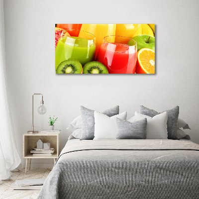 Pintura en acrílico horizontal Jugos de frutas