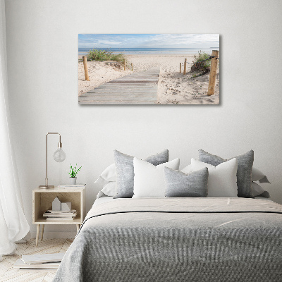Pintura en acrílico horizontal Playa