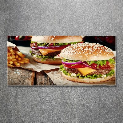 Cuadro metacrilato horizontal Hamburguesas
