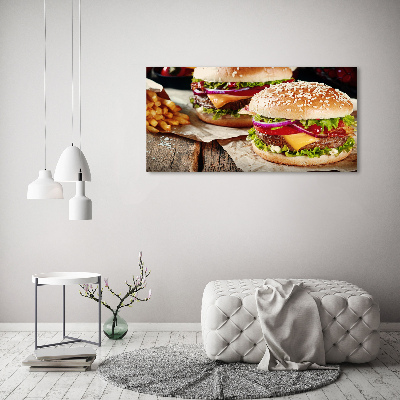 Cuadro metacrilato horizontal Hamburguesas