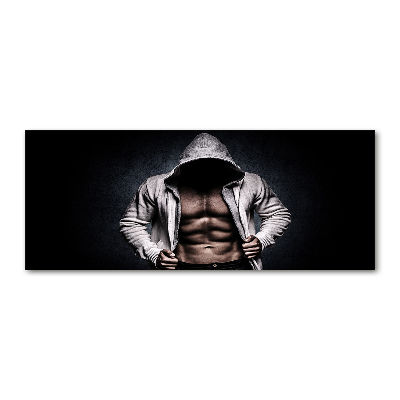 Cuadro metacrilato horizontal desarrollo muscular