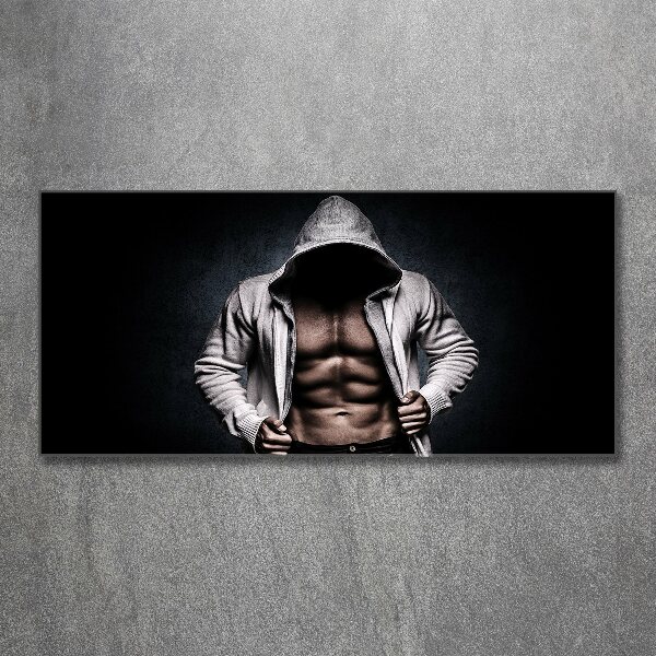 Cuadro metacrilato horizontal desarrollo muscular