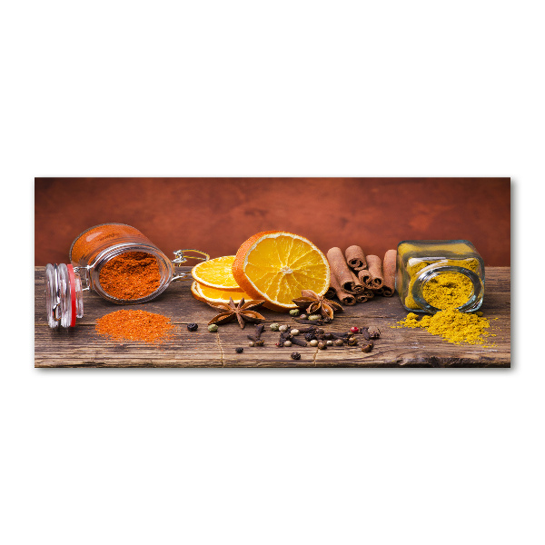 Cuadro acrílico horizontal Mezcla de especias