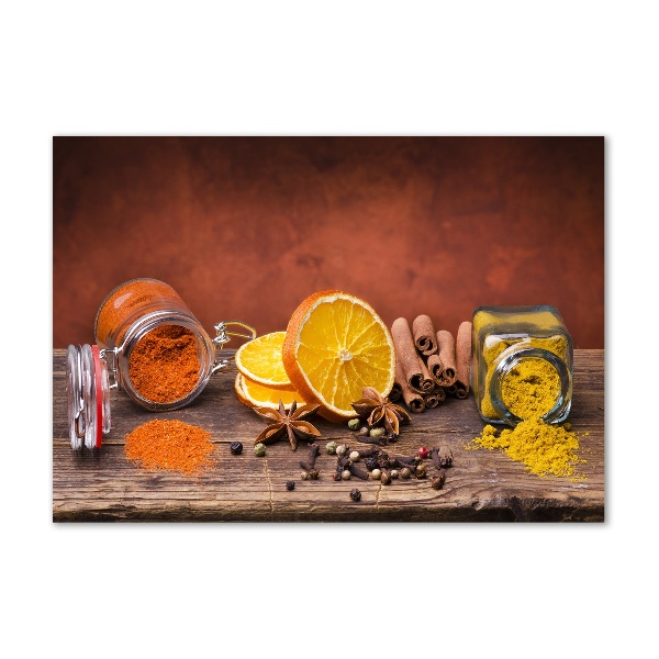 Cuadro acrílico horizontal Mezcla de especias
