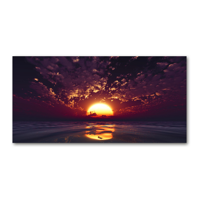 Cuadro metacrilato horizontal Atardecer
