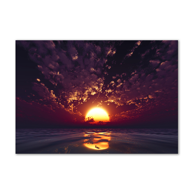 Cuadro metacrilato horizontal Atardecer