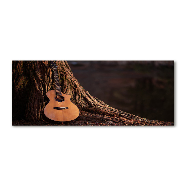 Foto en metacrilato horizontal guitarra acústica