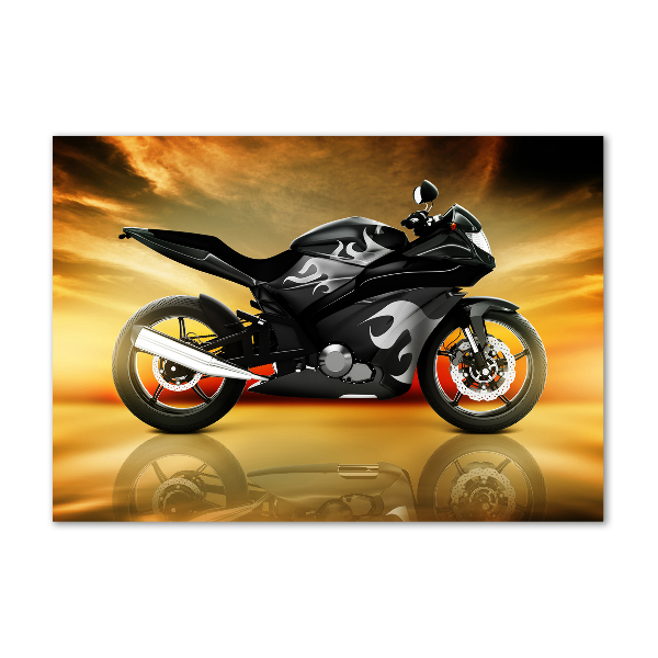 Foto en metacrilato horizontal Moto