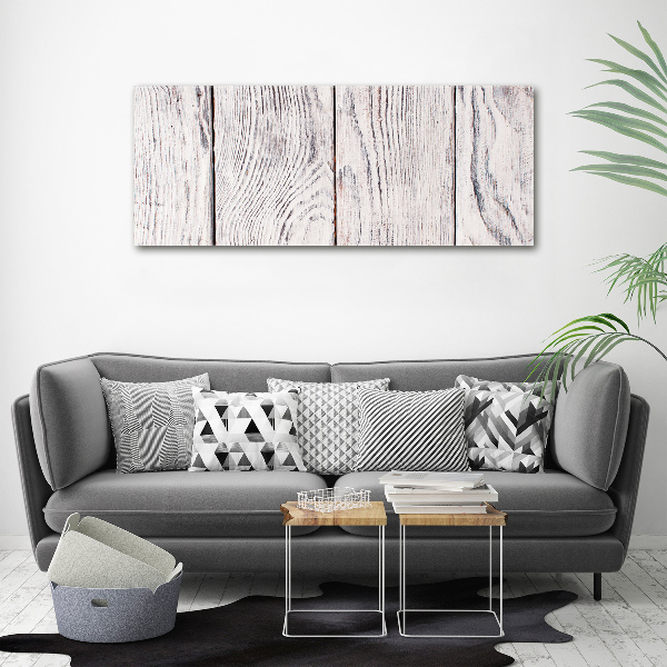 Cuadro metacrilato horizontal pared de madera