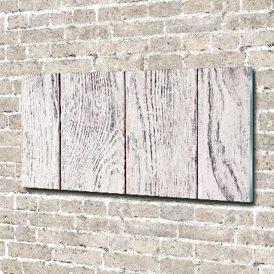 Cuadro metacrilato horizontal pared de madera