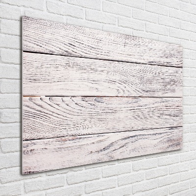 Cuadro metacrilato horizontal pared de madera