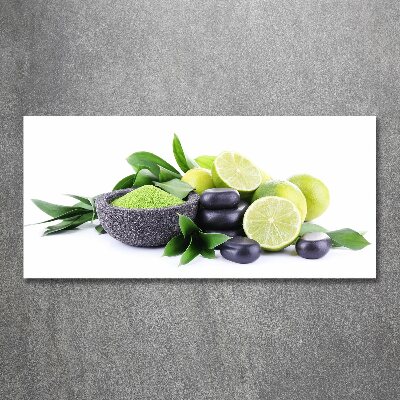 Pintura en acrílico horizontal Limas y piedras