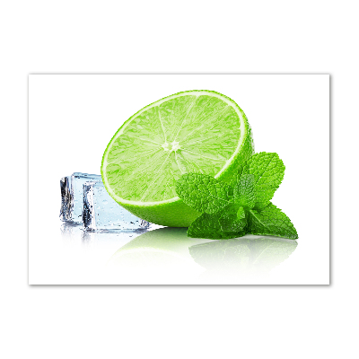 Foto en metacrilato horizontal Lima con hielo