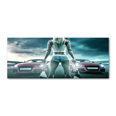 Cuadro metacrilato horizontal El inicio de la carrera