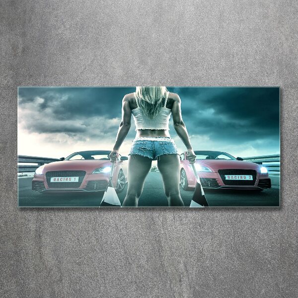 Cuadro metacrilato horizontal El inicio de la carrera