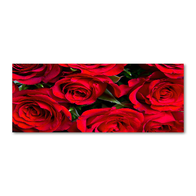Foto en metacrilato horizontal rosas rojas