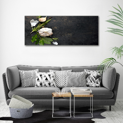 Pintura en acrílico horizontal Ajo