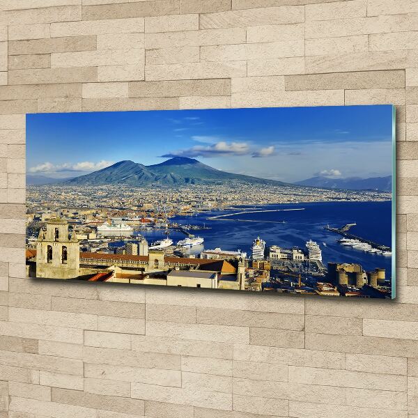 Pintura en acrílico horizontal Nápoles Italia