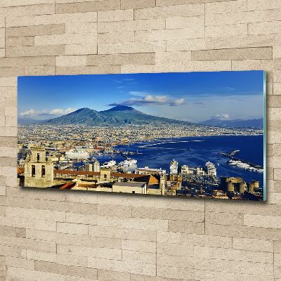 Pintura en acrílico horizontal Nápoles Italia