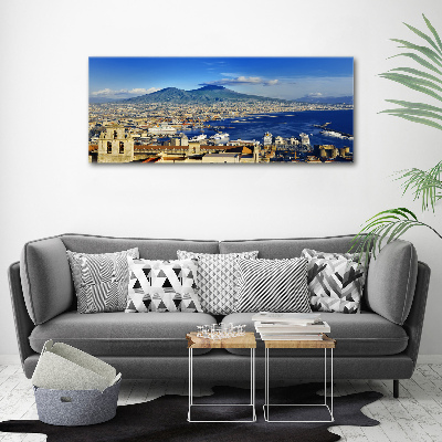 Pintura en acrílico horizontal Nápoles Italia