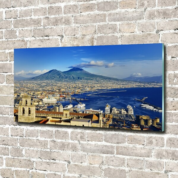 Pintura en acrílico horizontal Nápoles Italia