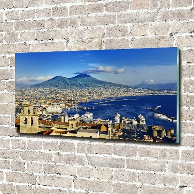 Pintura en acrílico horizontal Nápoles Italia
