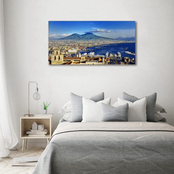 Pintura en acrílico horizontal Nápoles Italia