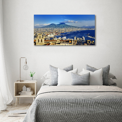 Pintura en acrílico horizontal Nápoles Italia