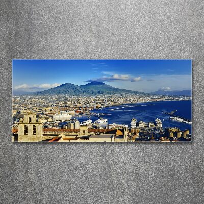 Pintura en acrílico horizontal Nápoles Italia