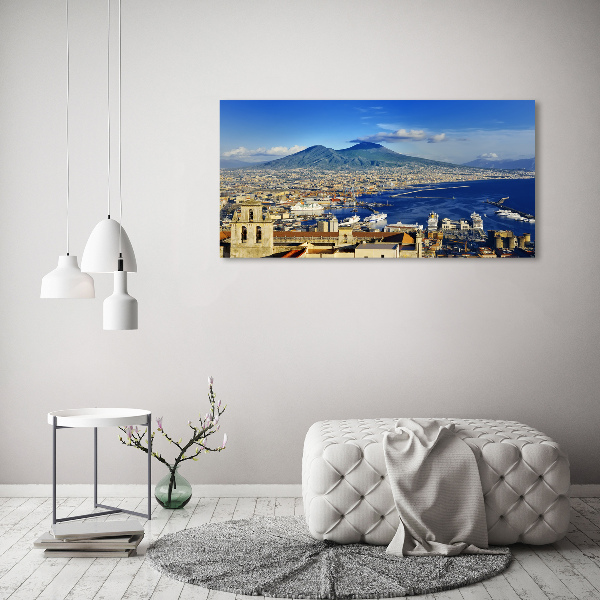 Pintura en acrílico horizontal Nápoles Italia