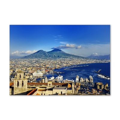 Pintura en acrílico horizontal Nápoles Italia