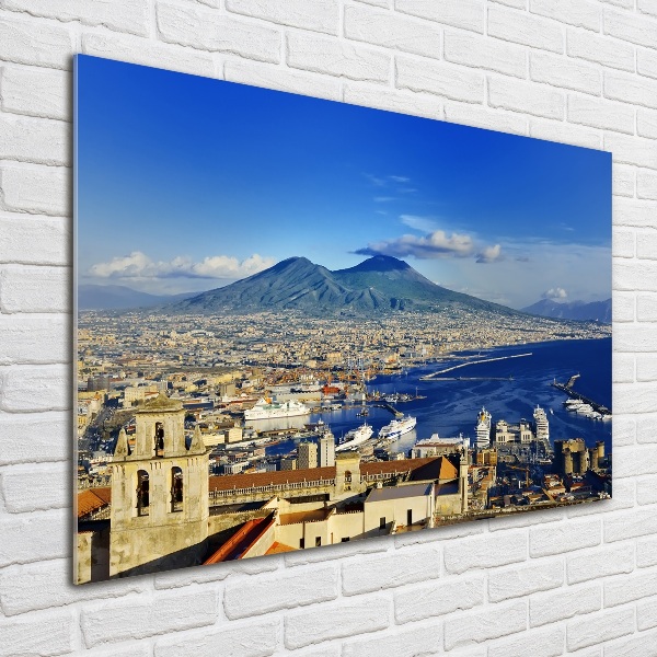 Pintura en acrílico horizontal Nápoles Italia