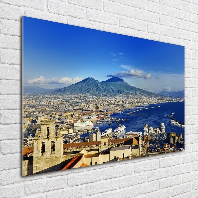 Pintura en acrílico horizontal Nápoles Italia