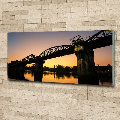 Foto en metacrilato horizontal Puente en Tailandia